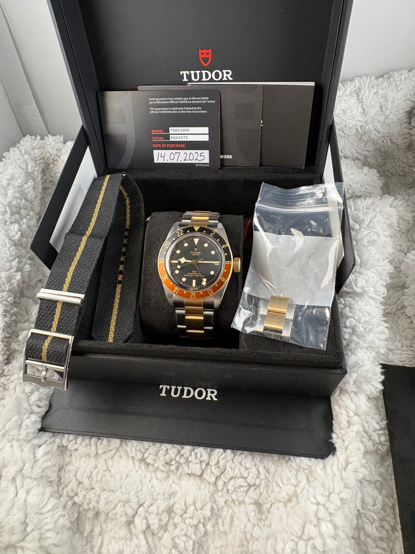 Pre Owned- 2025 Tudor Black Bay GMT "Root Beer" M79833MN
