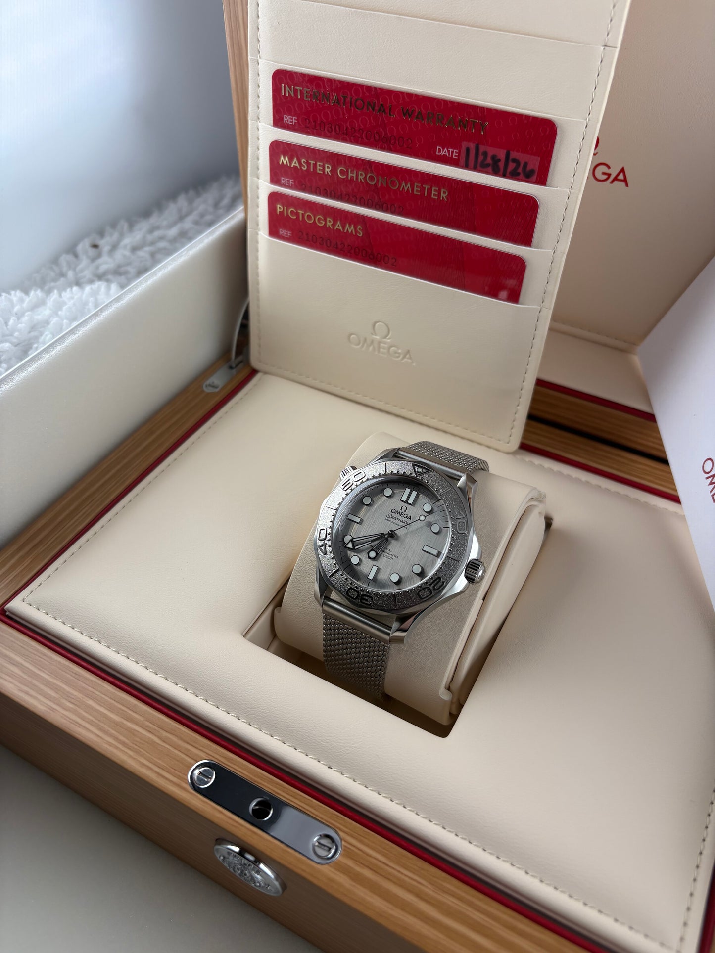 Pre-Owned 2026-Omega Seamaster Diver 300M "Titanium Bezel" – Ref. 210.30.42.20.06.002