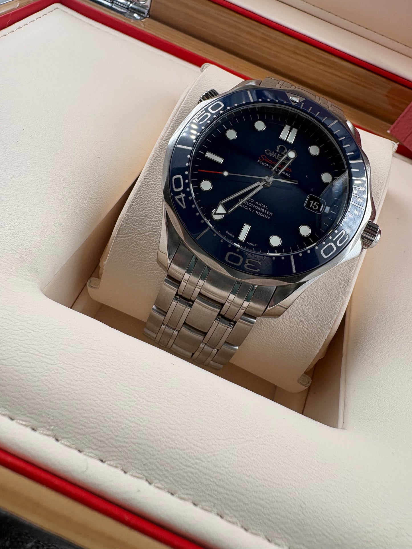 PRE OWNED-Omega Seamaster Diver 300M Ceramic Ref. 212.30.41.20.03.001- FULL SET- SOLD!