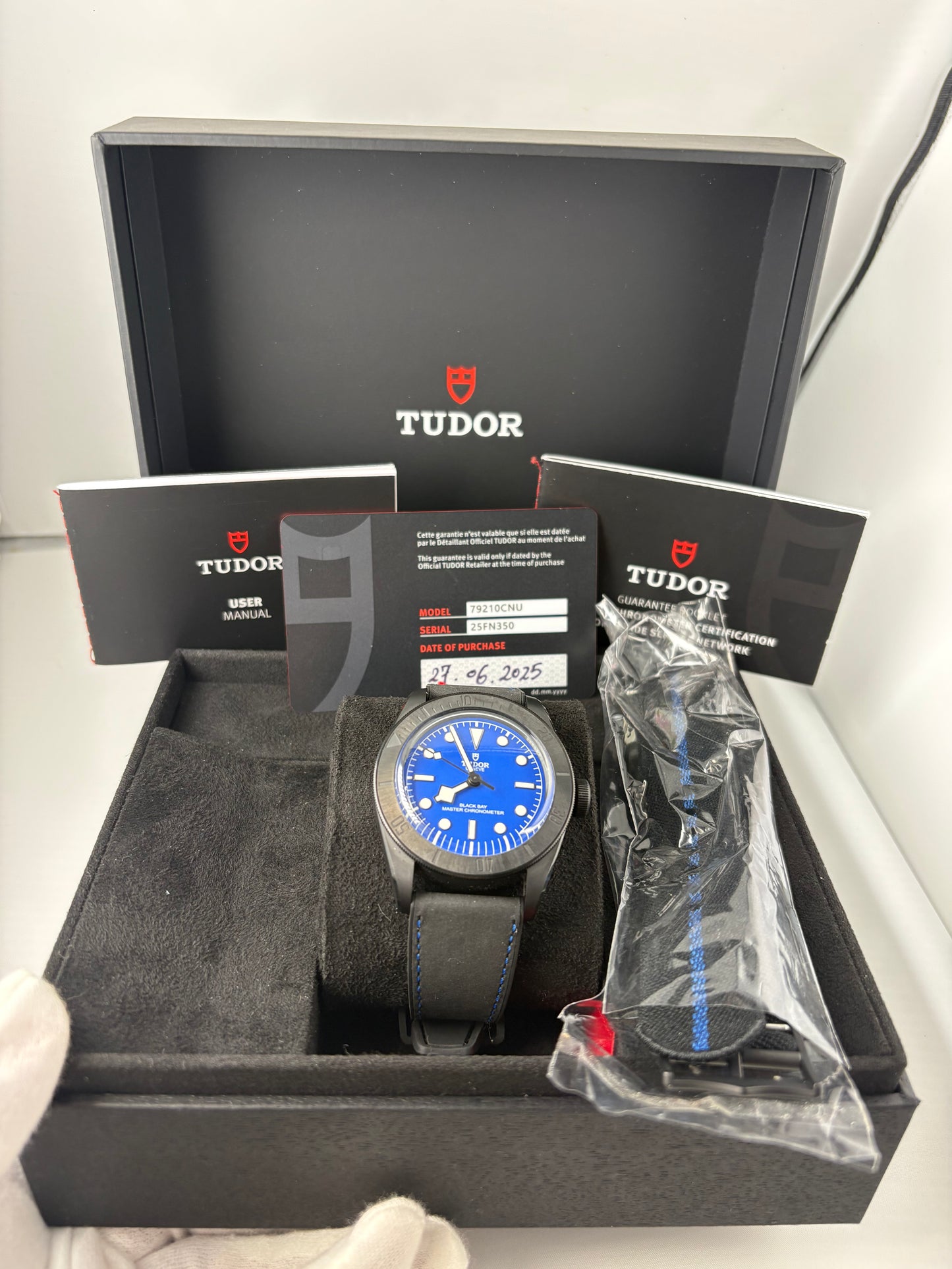 PRE OWNED-Tudor Black Bay Ceramic "Blue Dial" – Ref. 79210 (2025)