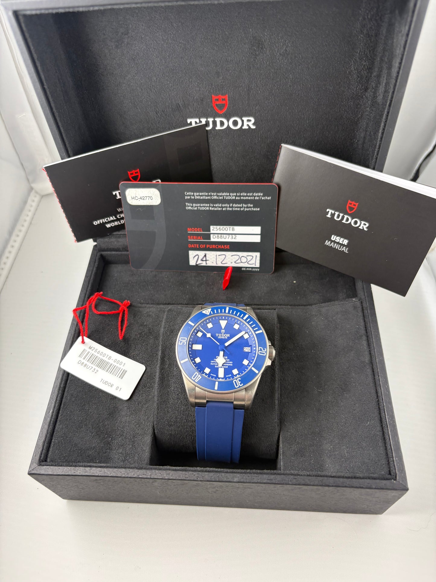 PRE OWNED-Tudor Pelagos 42mm "Blue Dial" – Ref. 25600TB (2021)